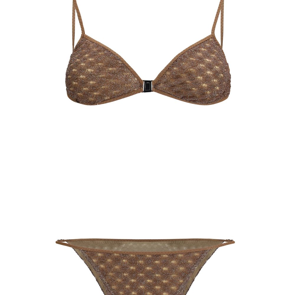 Brown Viscose Bikini