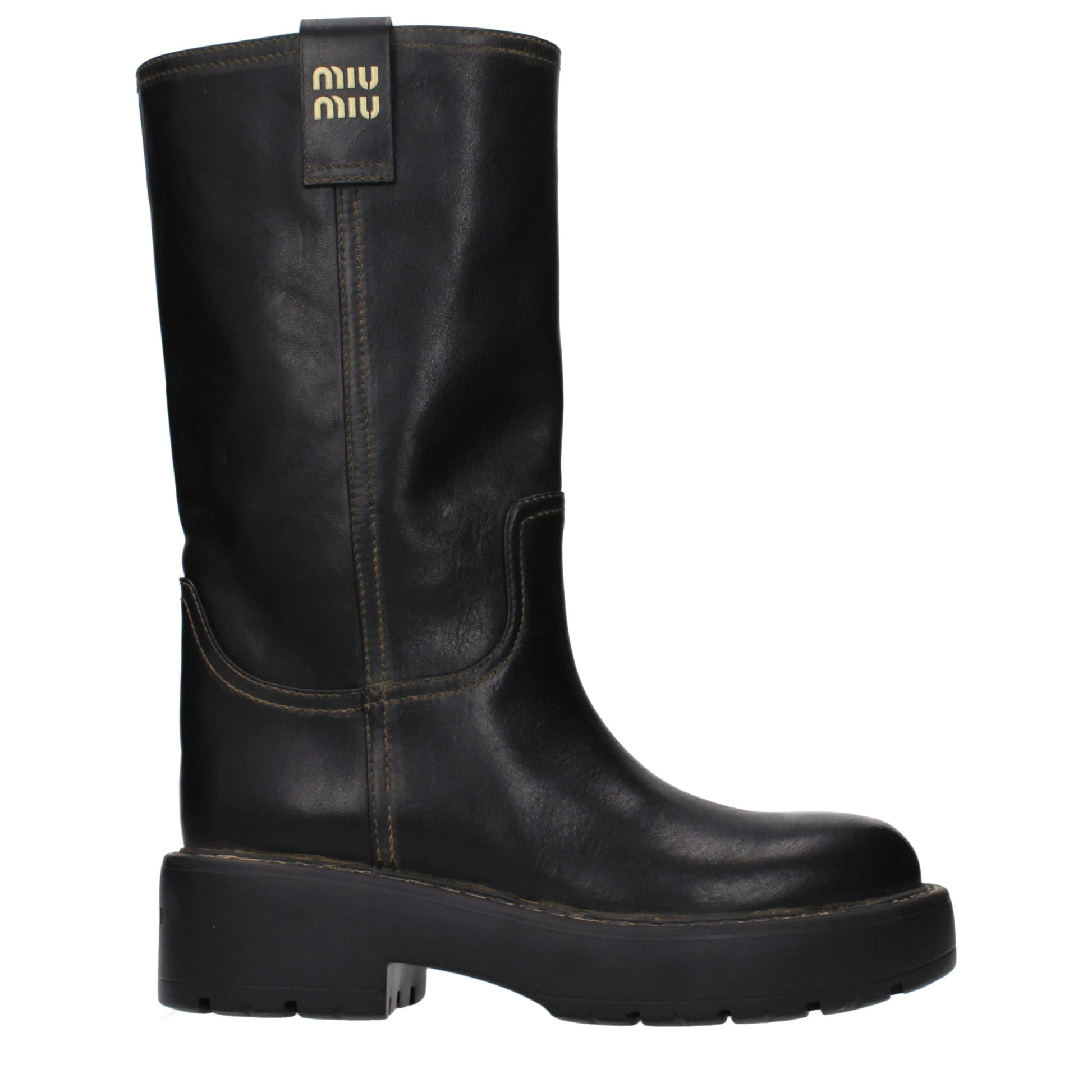 Black Leather Boots