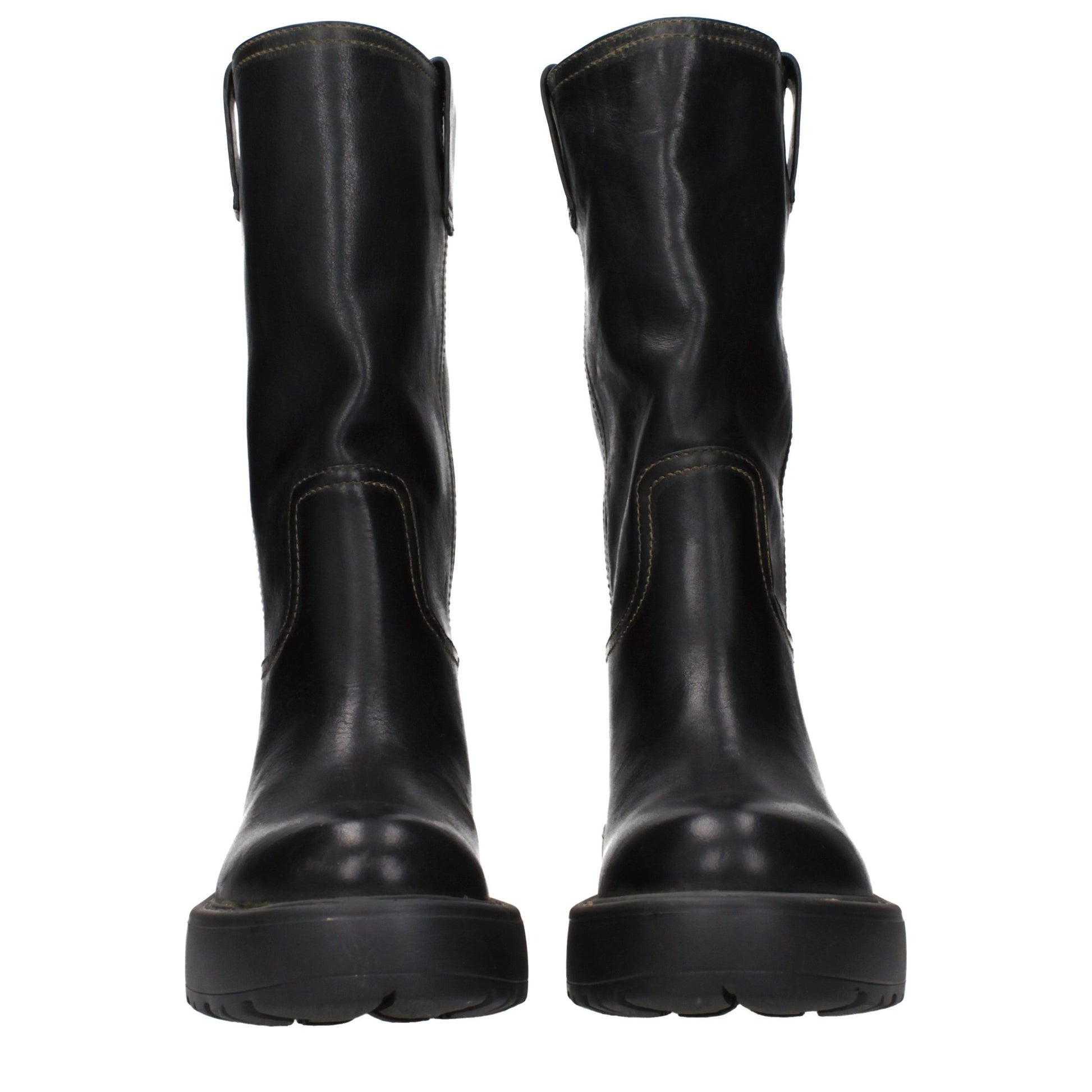 Black Leather Boots