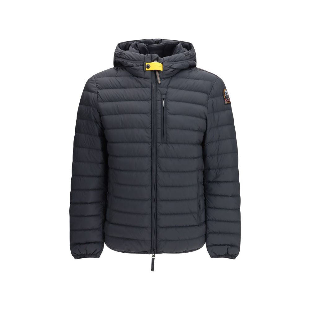 Blue Polyamide Full-Length Jacket