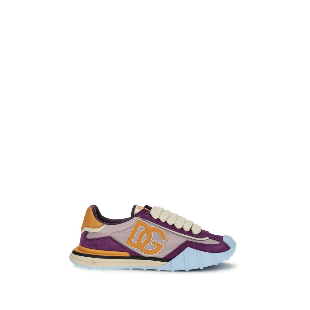 Multicolor Polyamide Athletic Sneakers