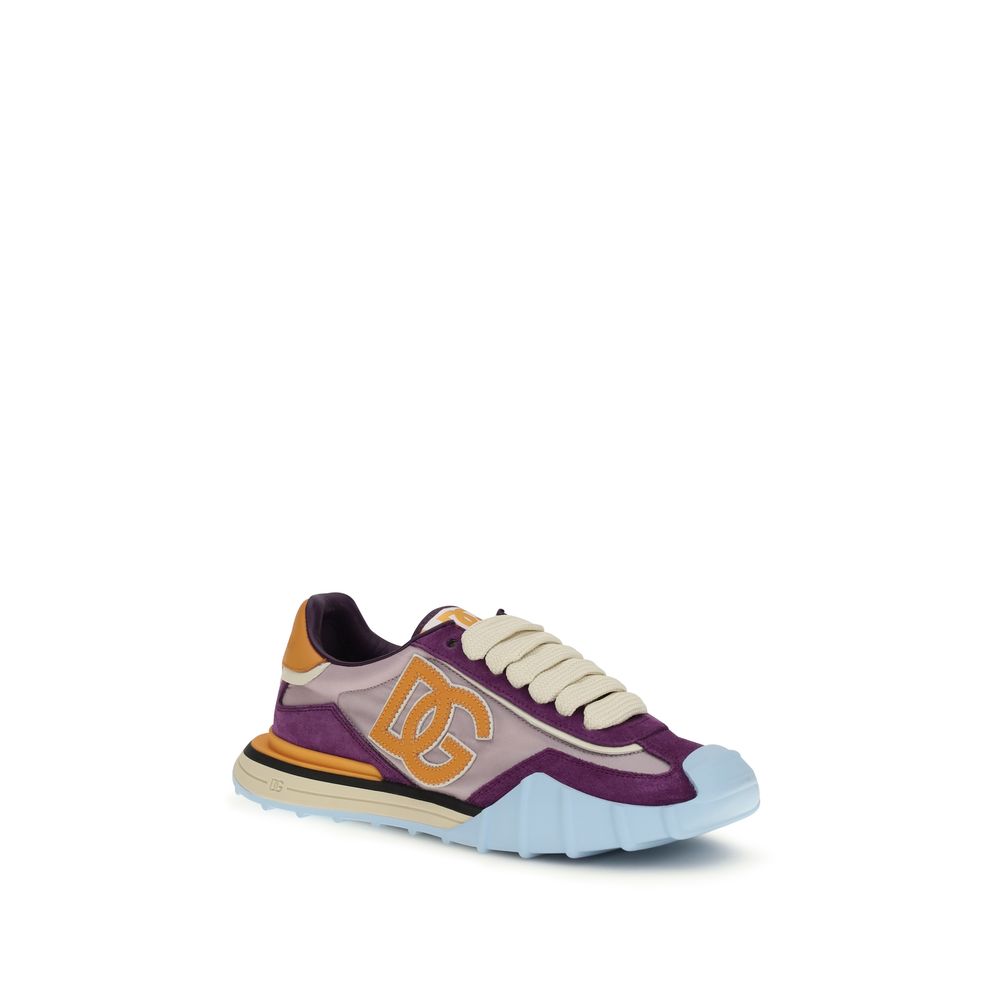 Multicolor Polyamide Athletic Sneakers