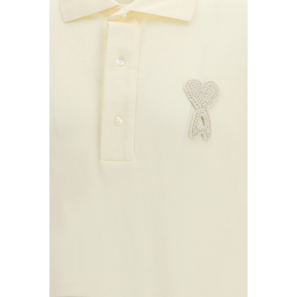Beige Cotton Polo Shirt