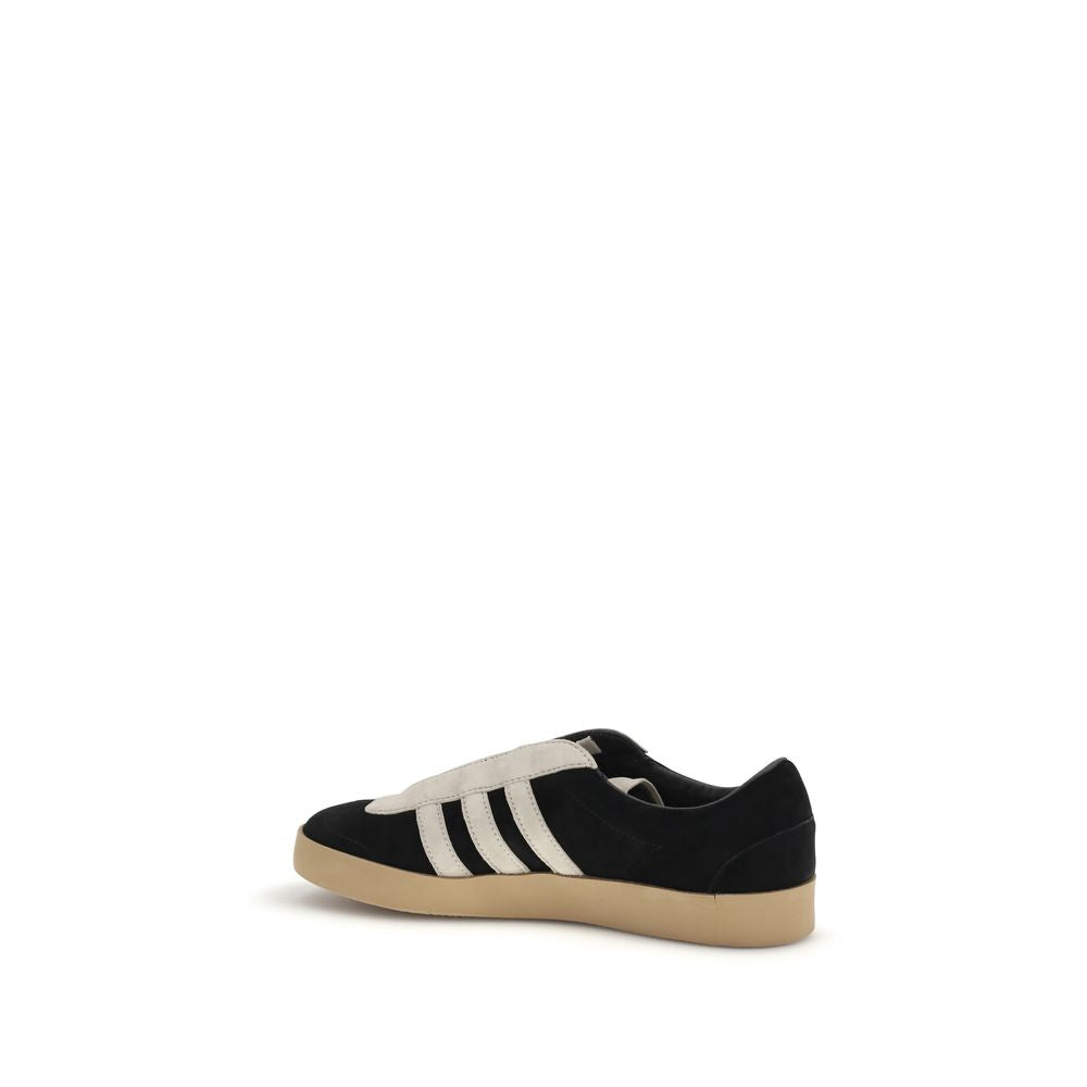 Black Calf Leather Bos Taurus Low Top Sneakers