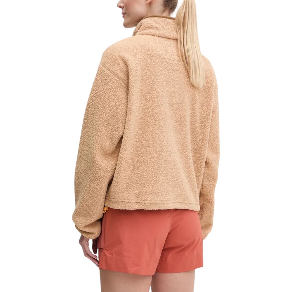 Beige Polyester Sweatshirt