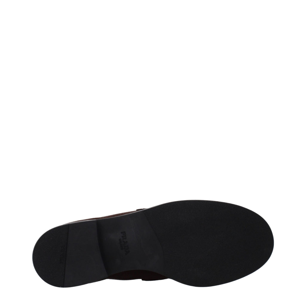 Brown Leather Slip-On Loafers