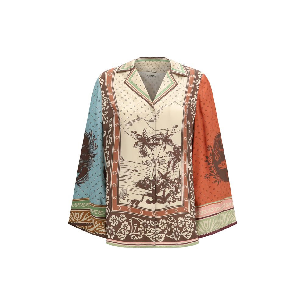 Multicolor Silk Shirt