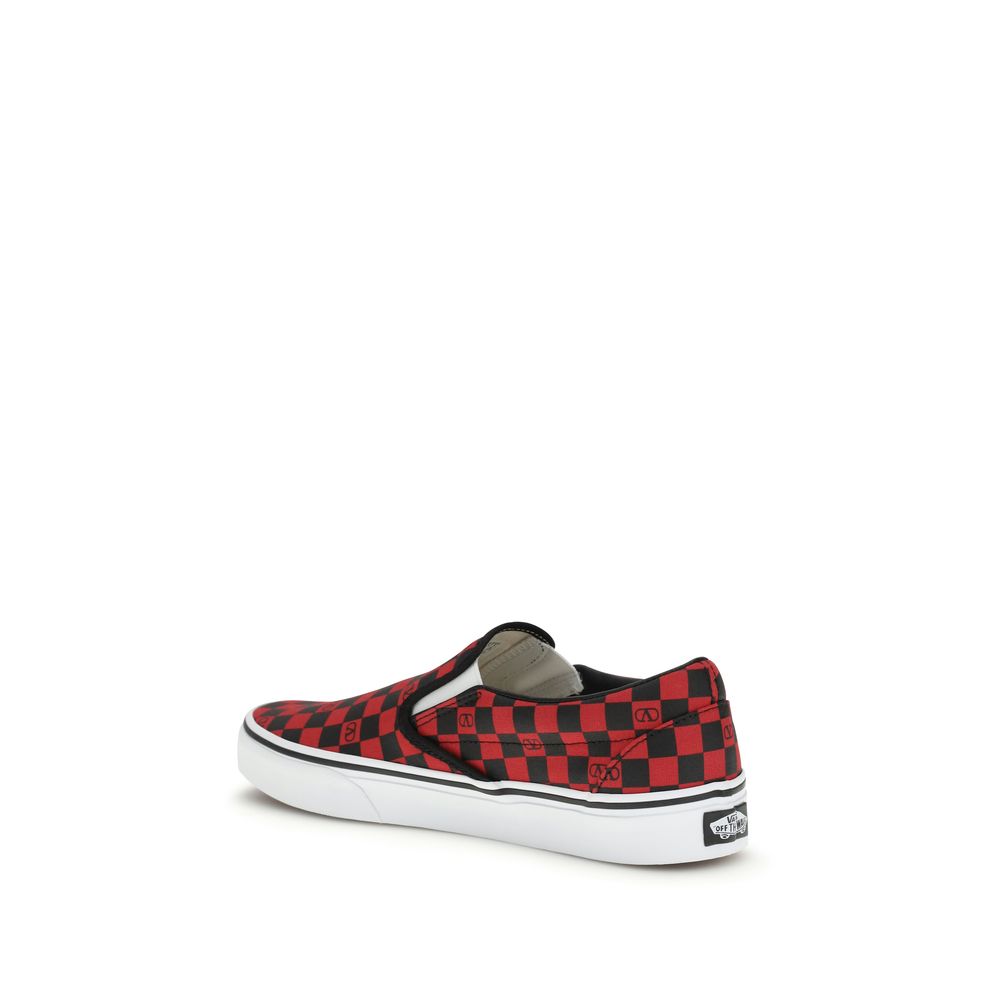 Multicolor Cotton Low Top Sneakers