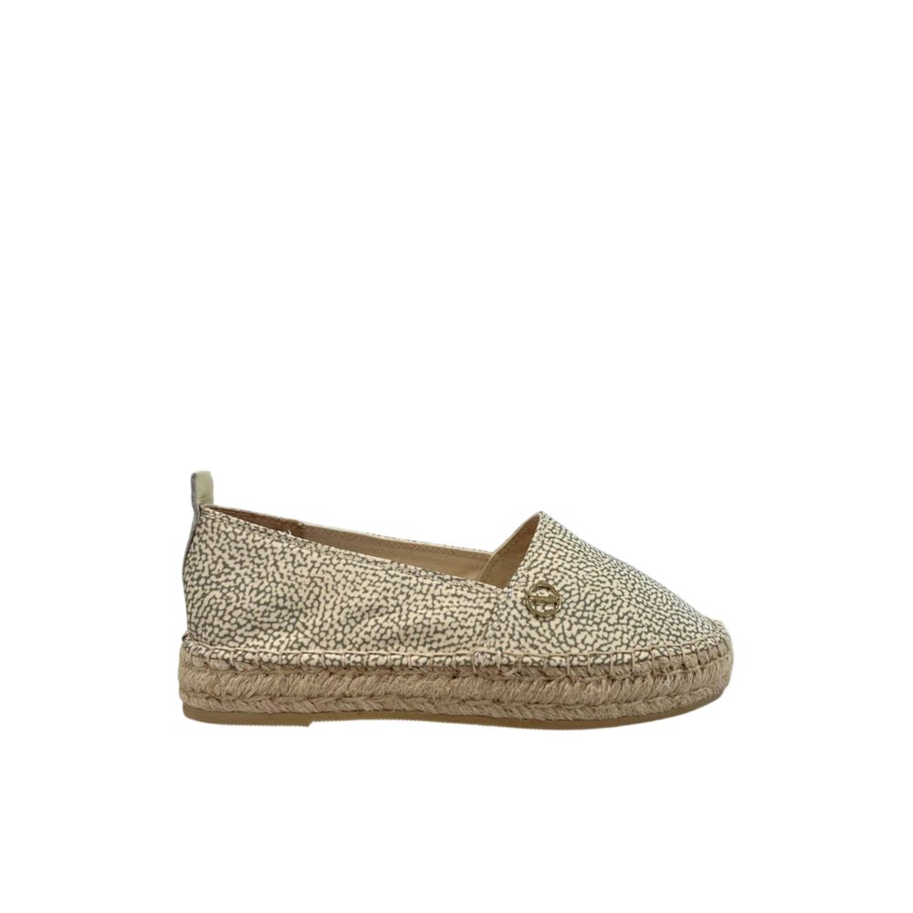 Green Textile Women Sandal