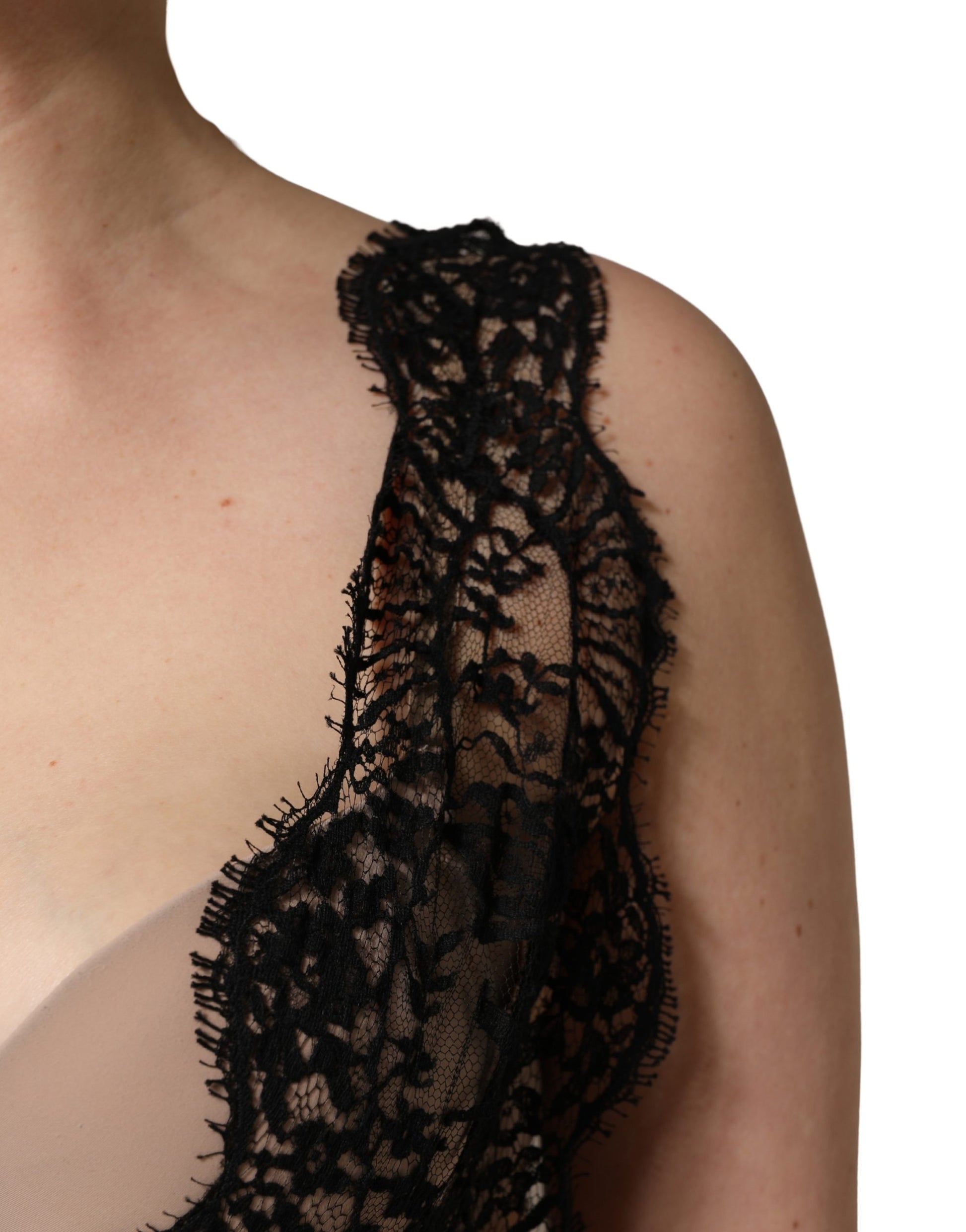 Multicolor Floral Lace Short Mini Sleeveless Dress