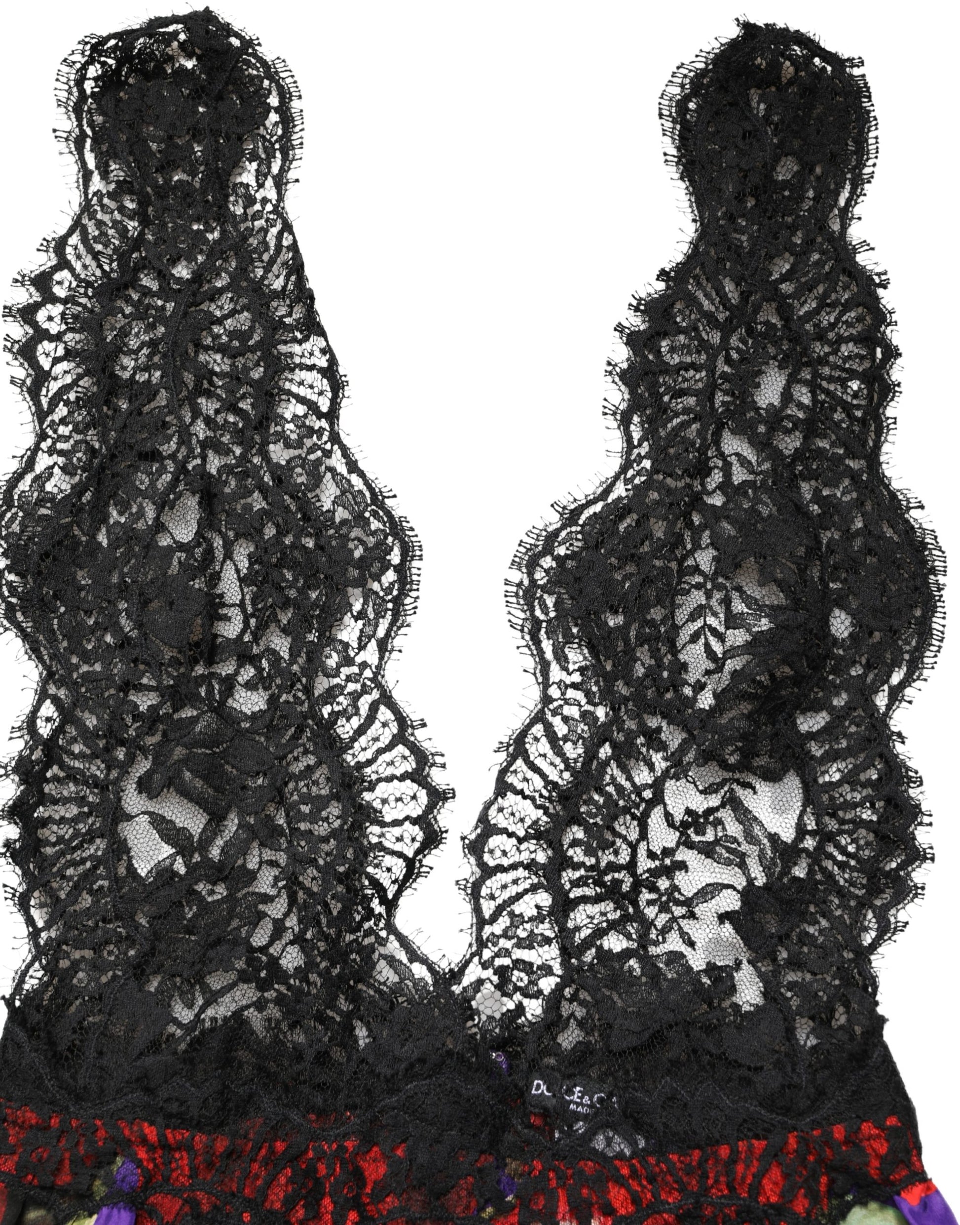 Multicolor Floral Lace Short Mini Sleeveless Dress