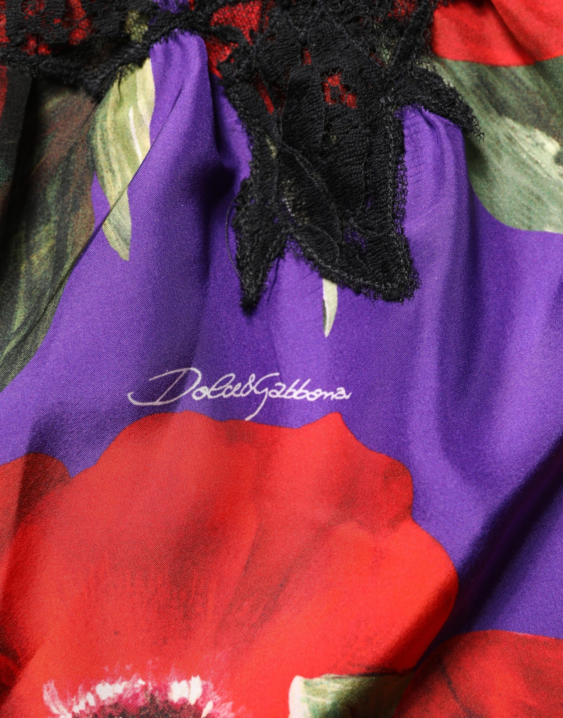 Multicolor Floral Lace Short Mini Sleeveless Dress