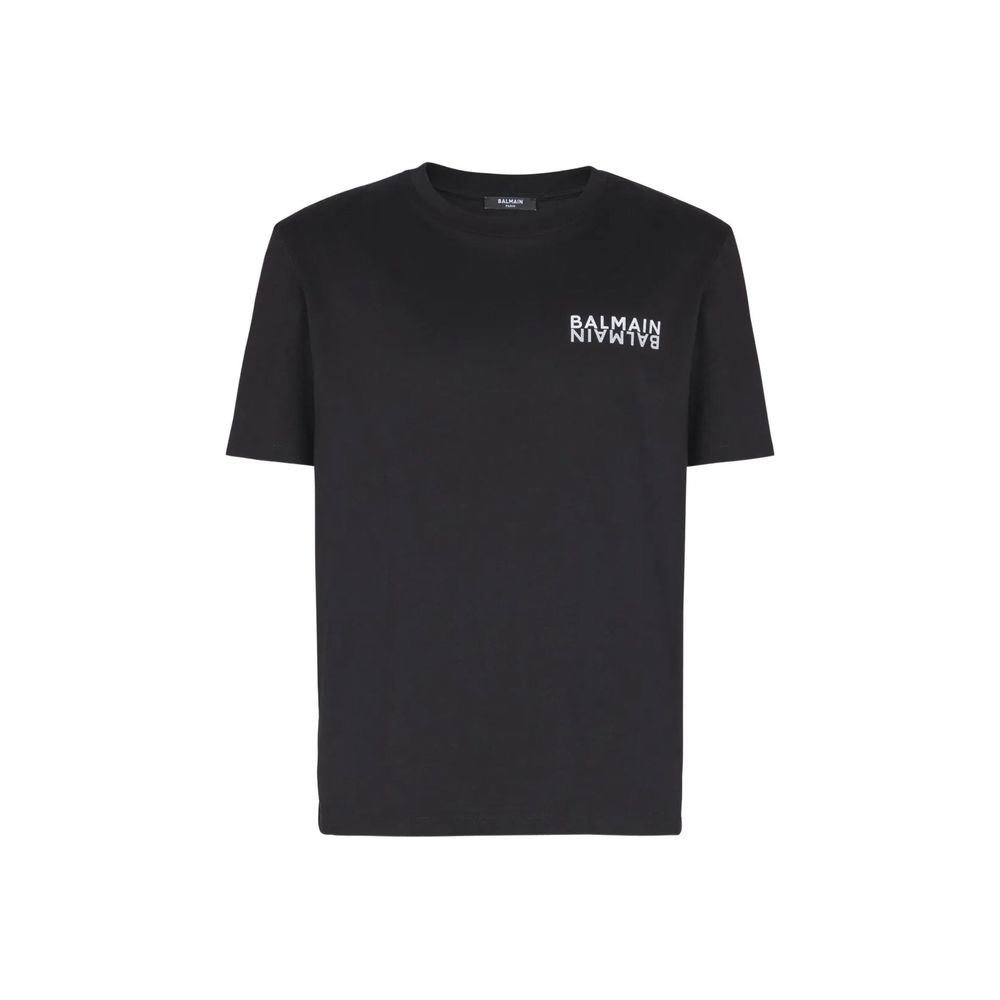 Black Cotton T-Shirt