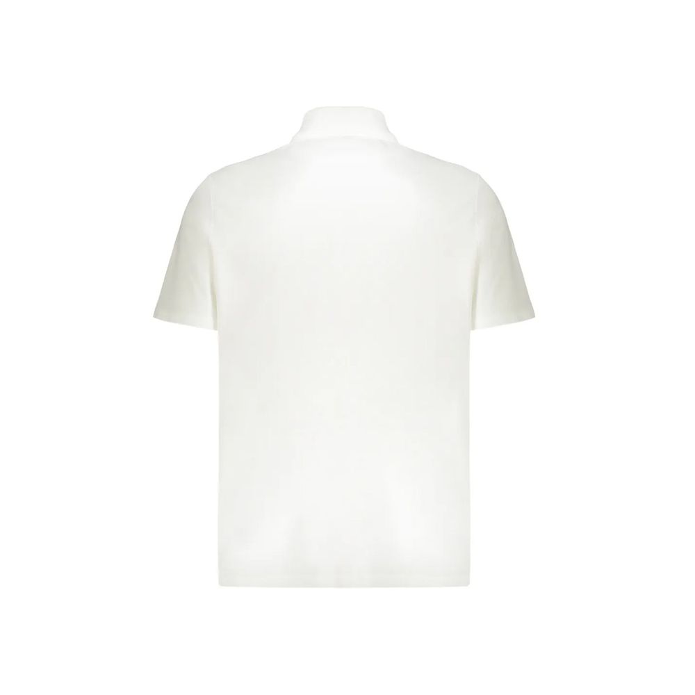 White Cotton Polo Shirt