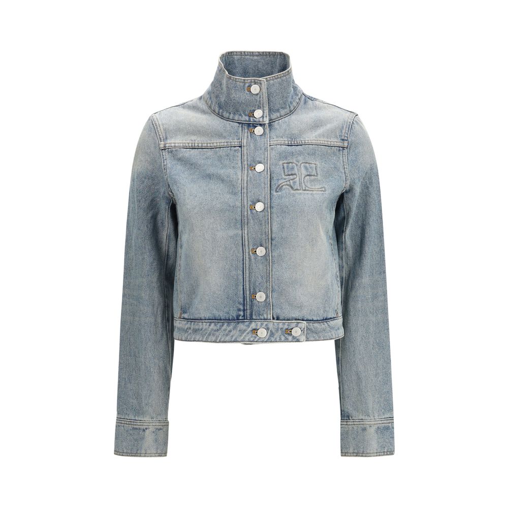 Blue Cotton Denim Jacket