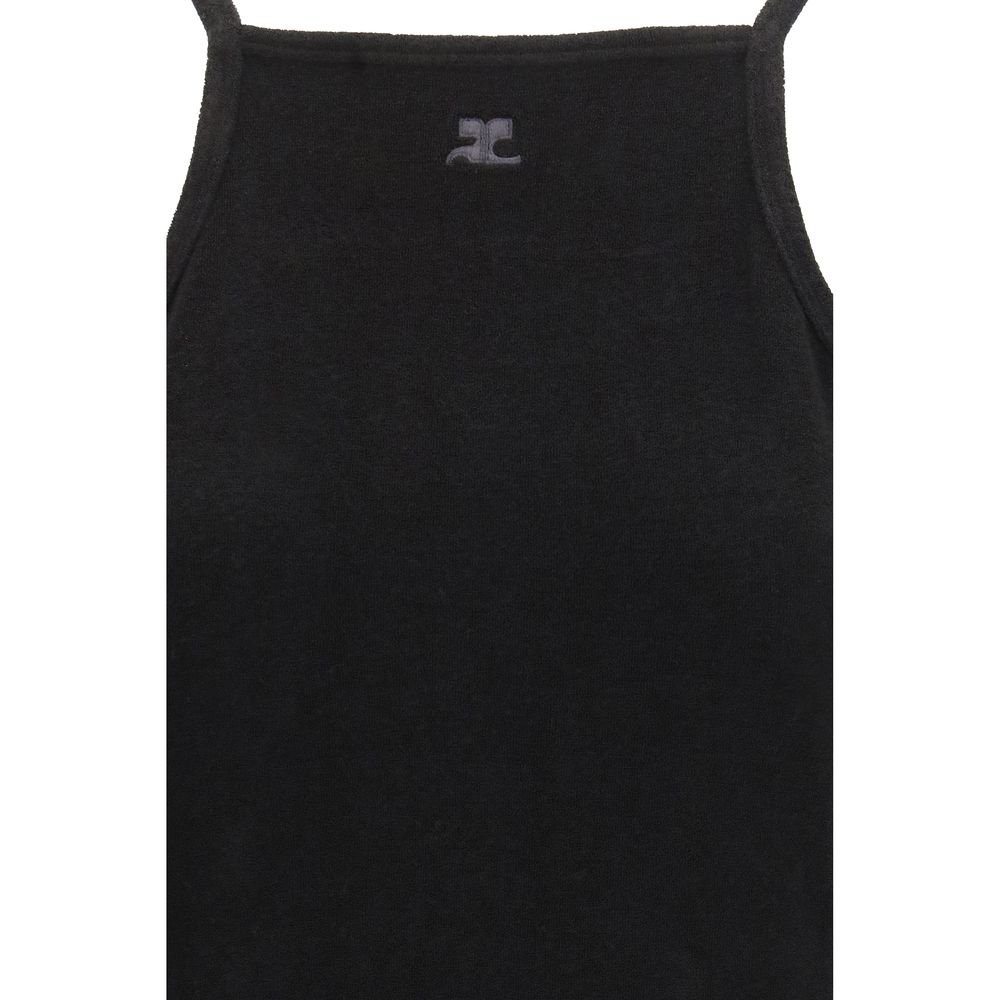 Black Viscose Casual Dress