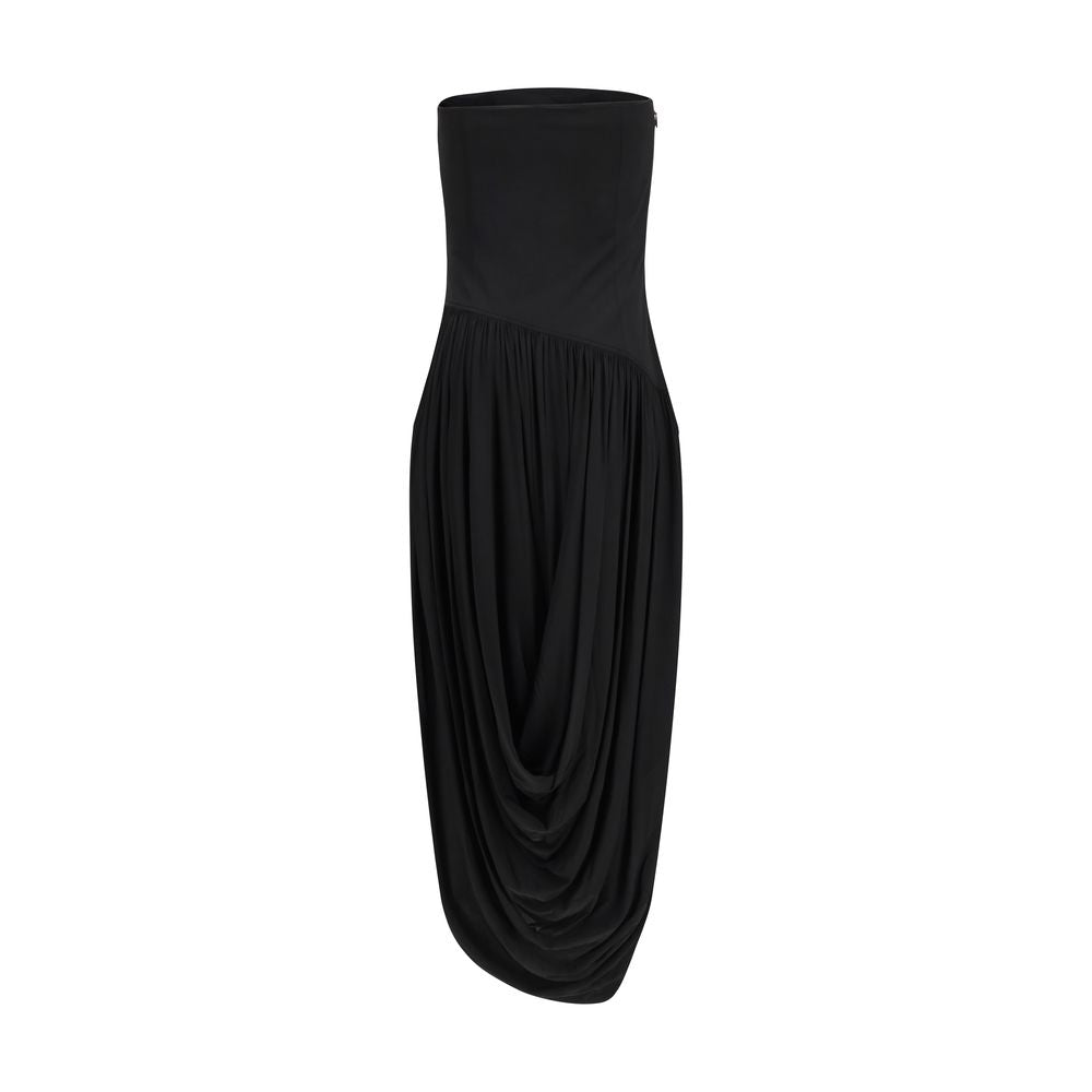 Black Viscose Cocktail Dress