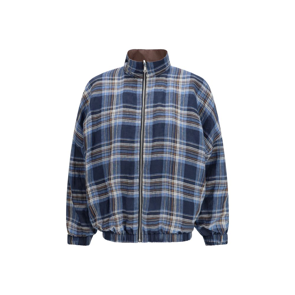 Brown Polyamide Bomber