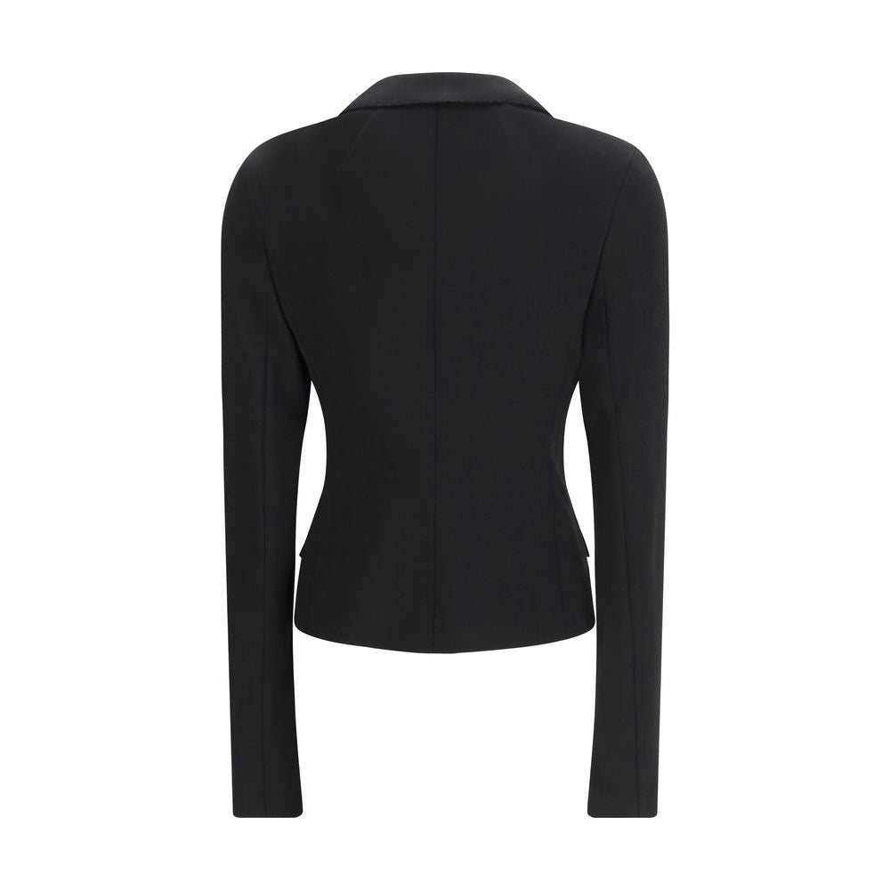 Black Fleece Wool Jacket
