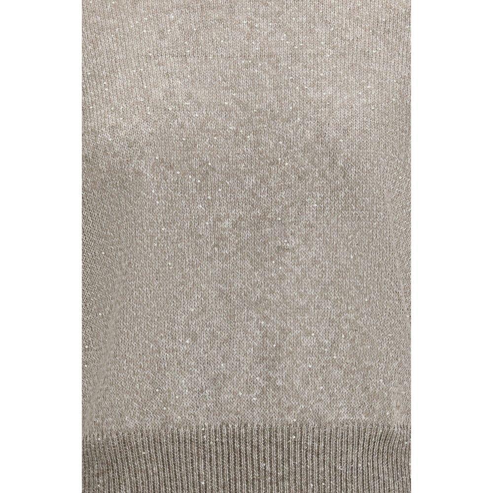 Brown Cotton Sweatshirt