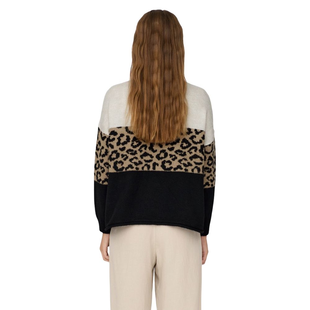 Bicolor Marabou Sweatshirt