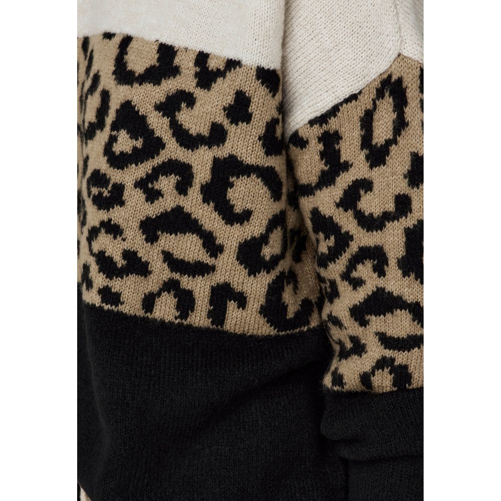 Bicolor Marabou Sweatshirt