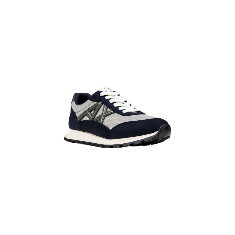 Bicolor Polyester Athletic Sneakers