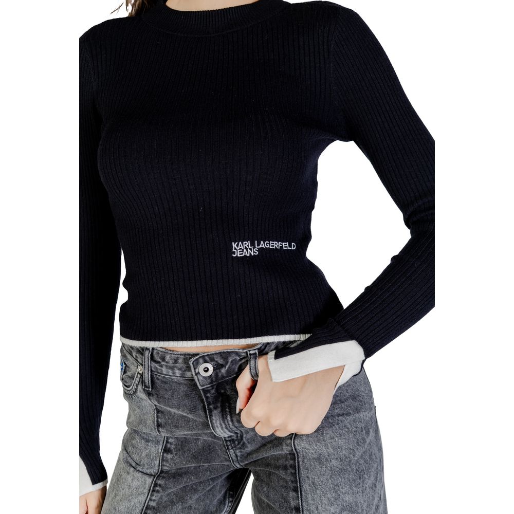 Black Viscose Sweatshirt