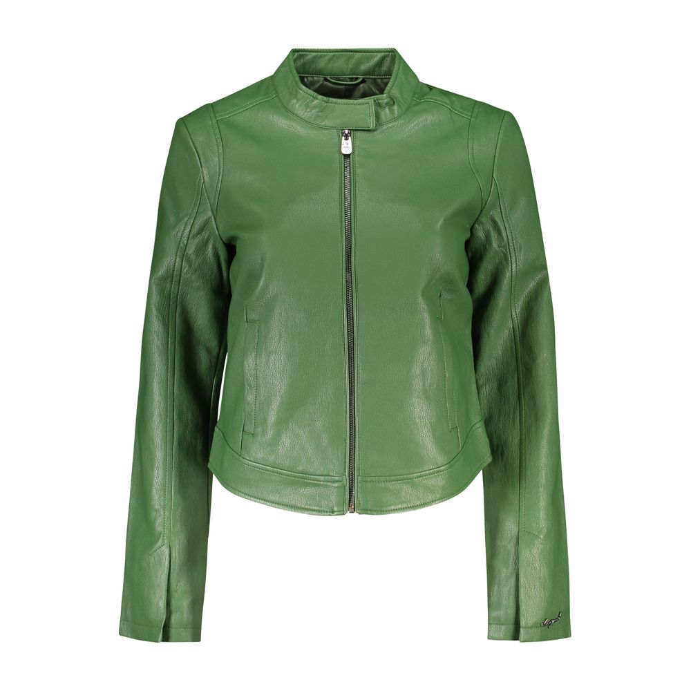 Verde Poliuretano Women Jacket