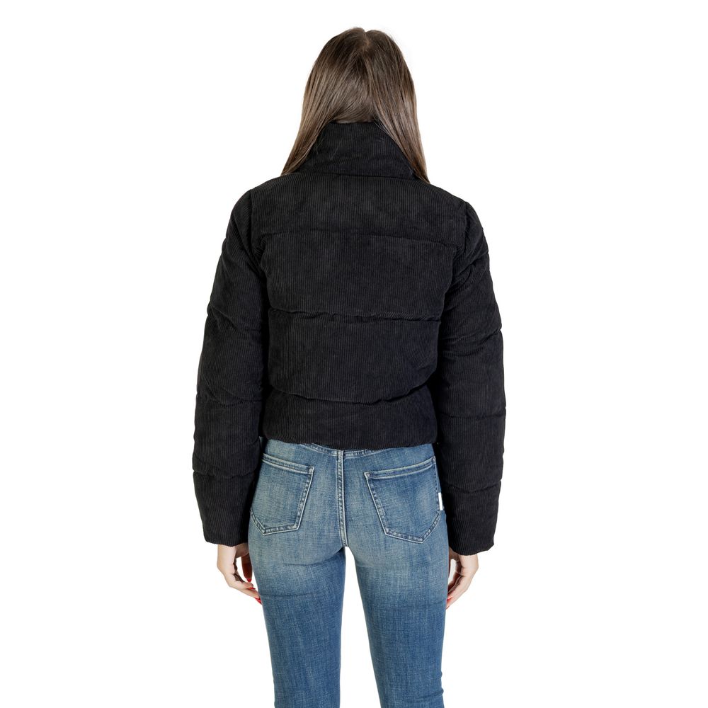 Black Polyester Coat