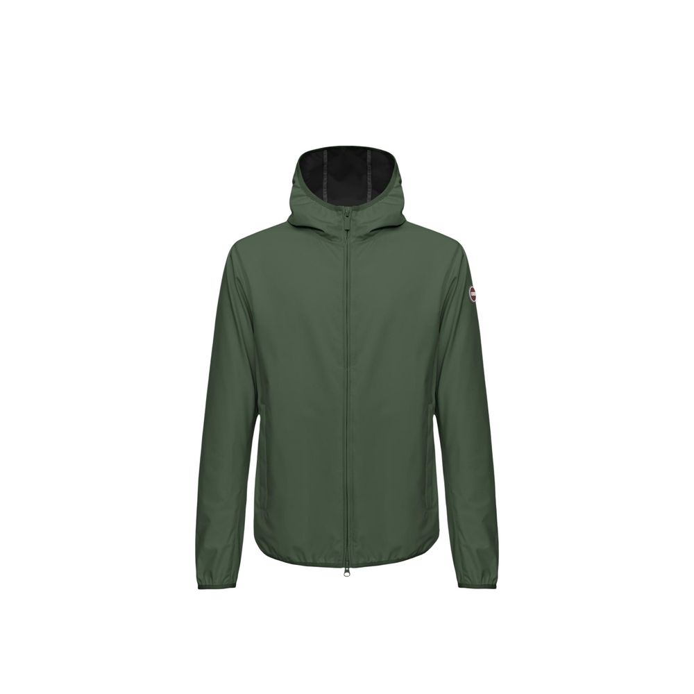 Green Polyester Shell Jacket
