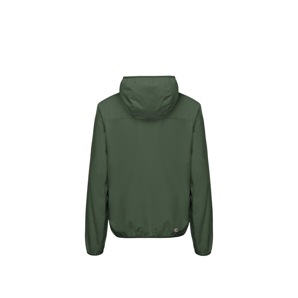 Green Polyester Shell Jacket