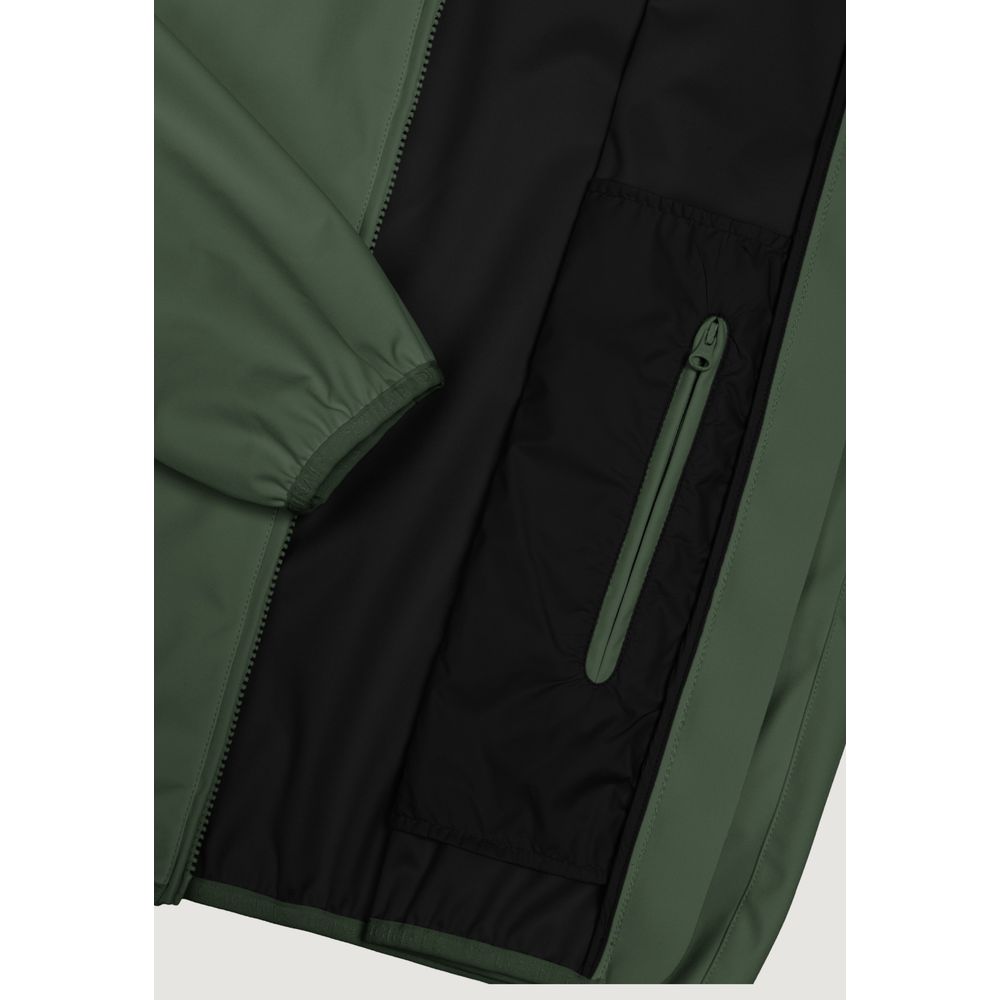 Green Polyester Shell Jacket