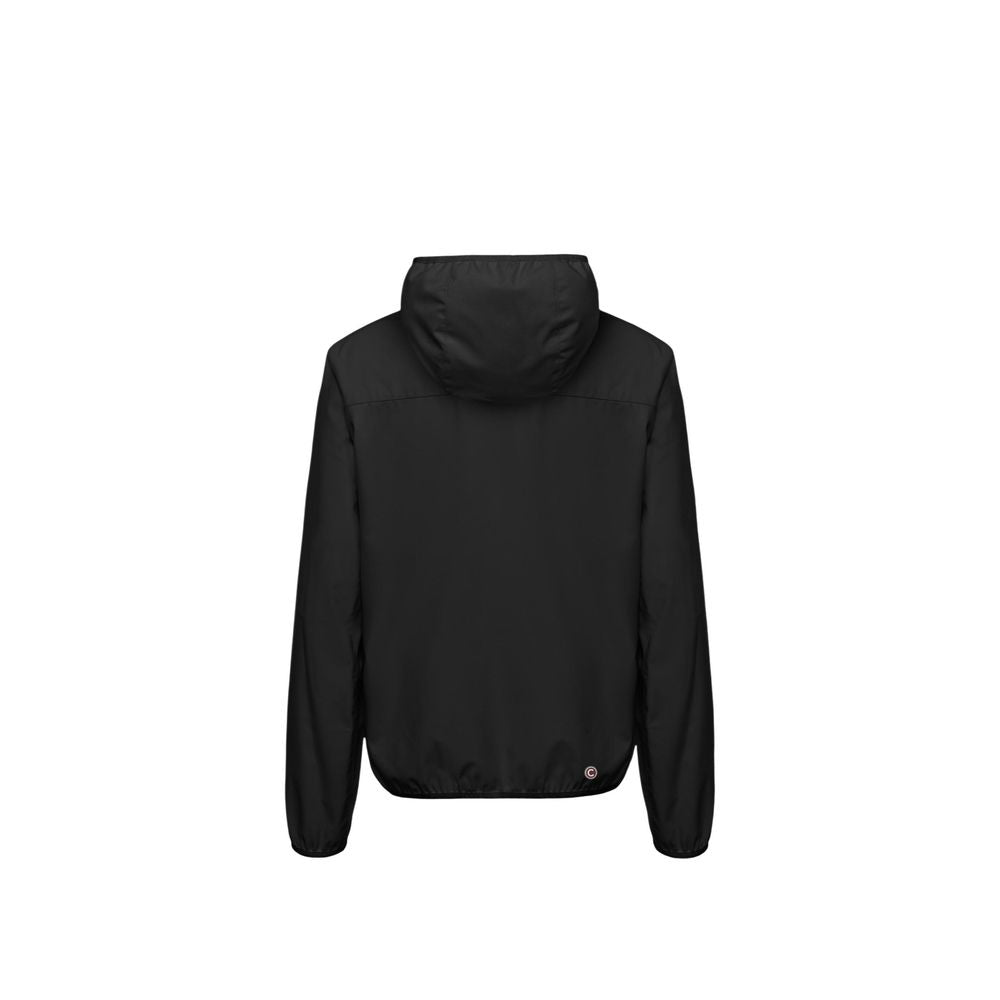 Black Polyester Shell Jacket
