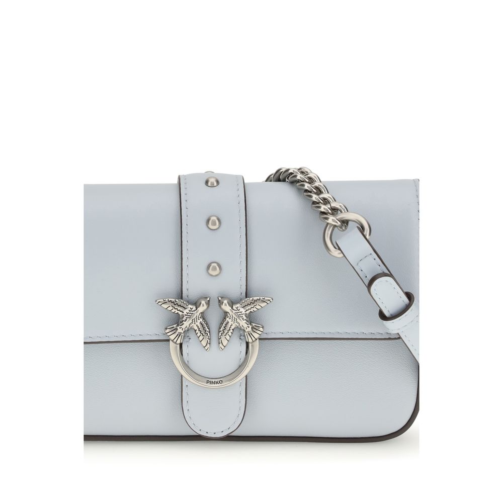 Blue Calf Leather Bos Taurus Shoulder Bag