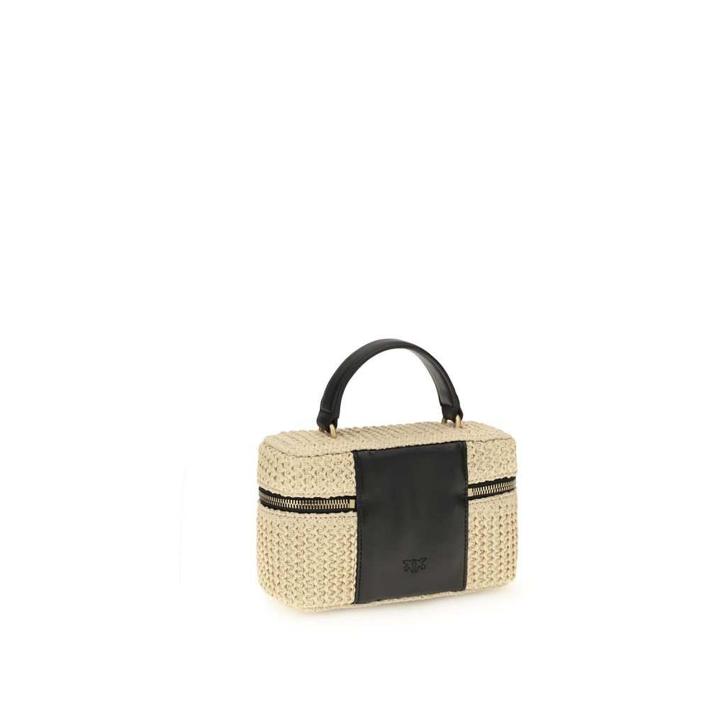 Beige Raffia Handbag