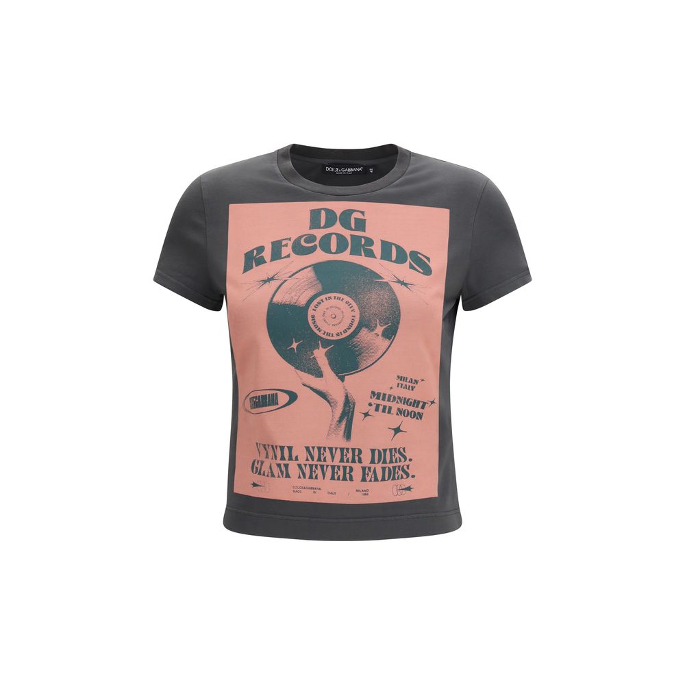 Gray Cotton T-Shirt
