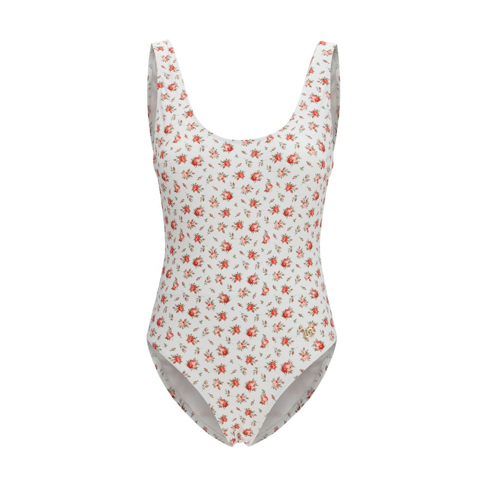 Multicolor Nylon One-Piece Swimsuit