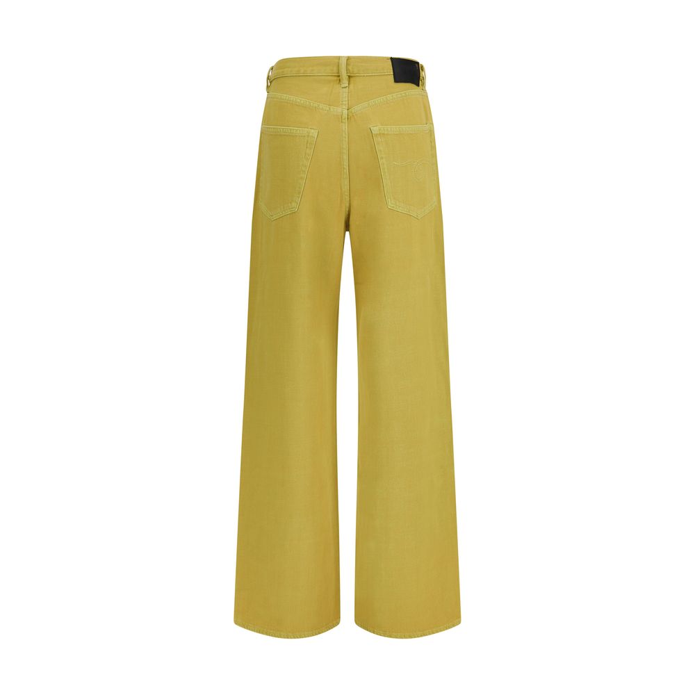 Bicolor Cotton Jeans Denim