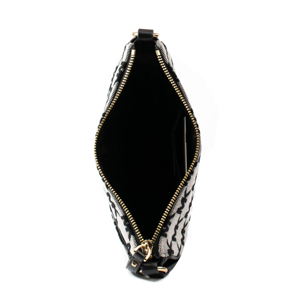 Black Canvas Crossbody Bag