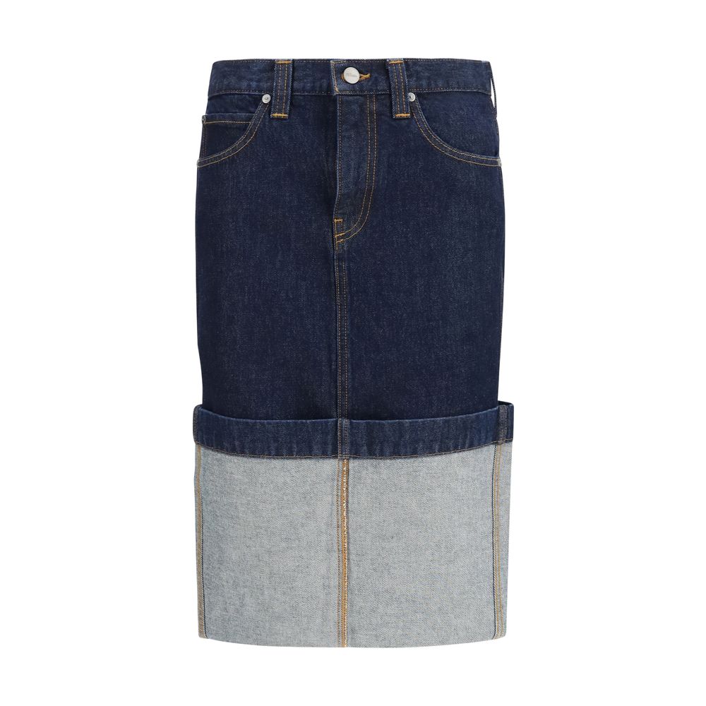 Blue Denim Skirt