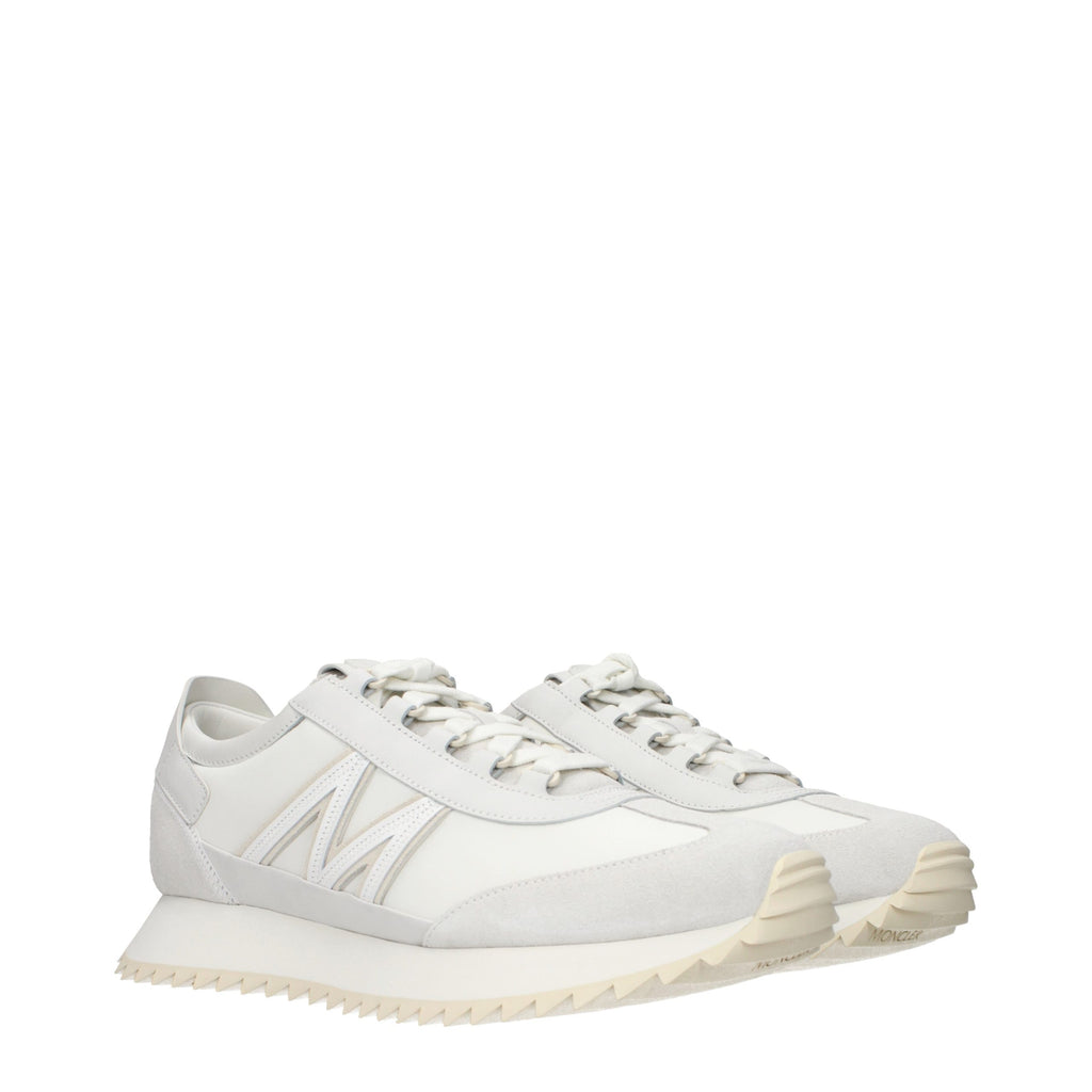 White Leather Athletic Sneakers