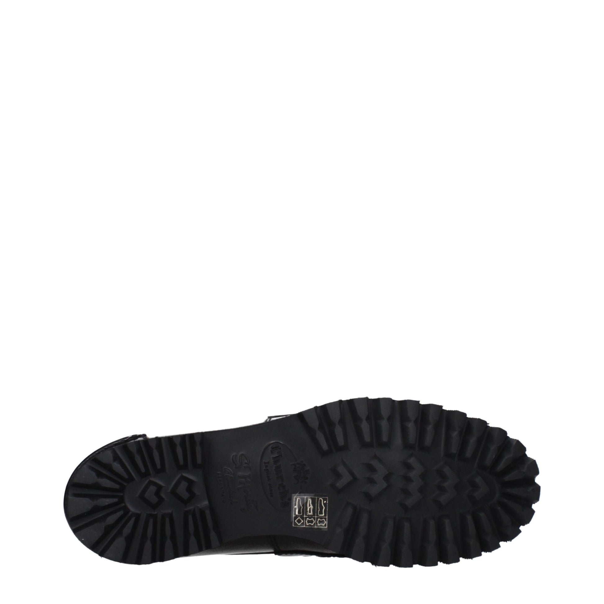 Black Leather Slip-On Loafers