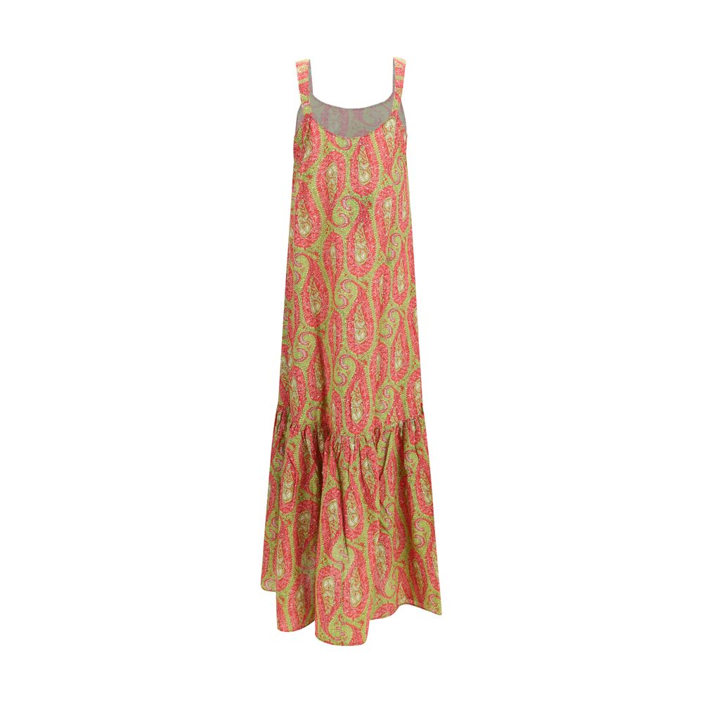 Multicolor Cotton Casual Dress