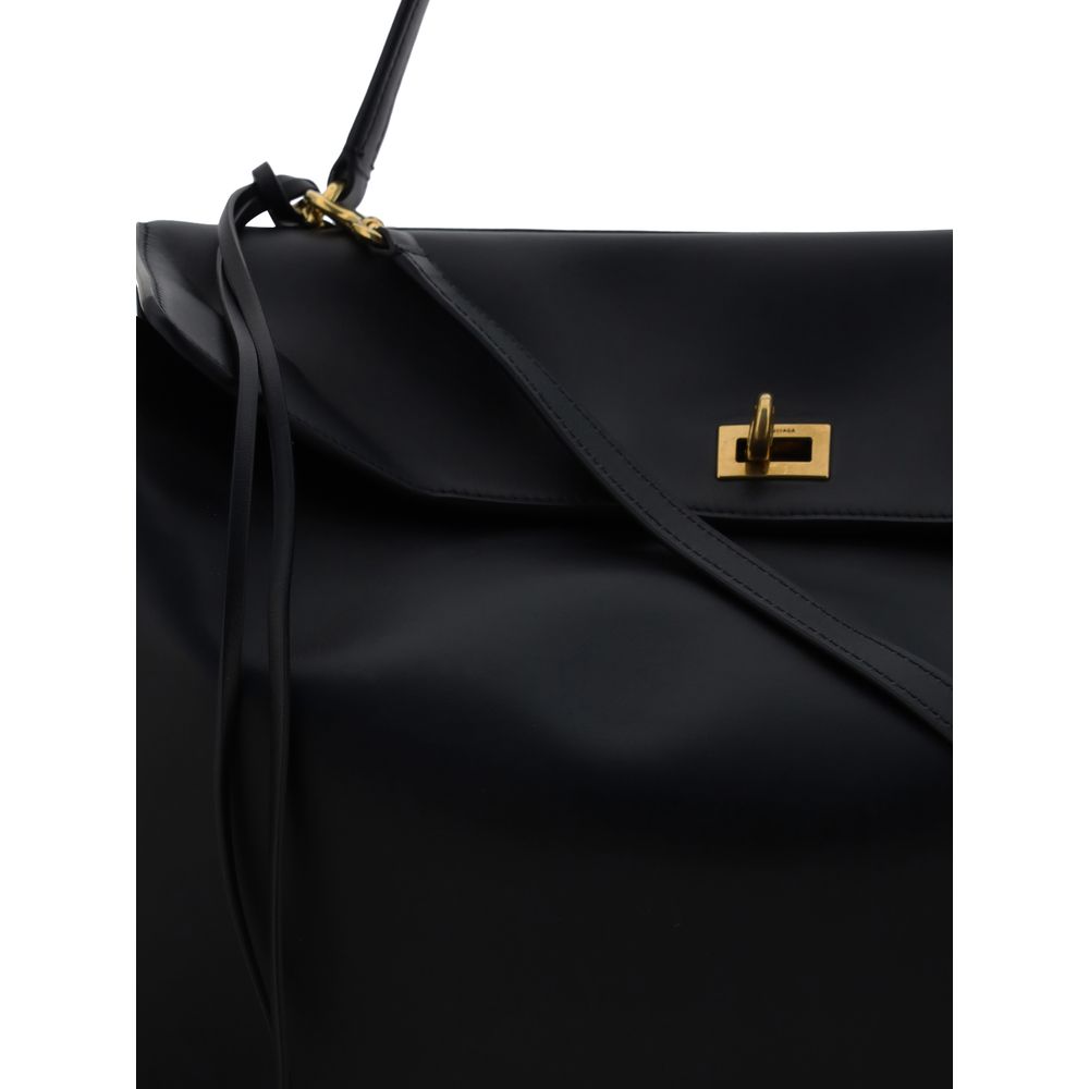 Black Calf Leather Bos Taurus Shoulder Bag