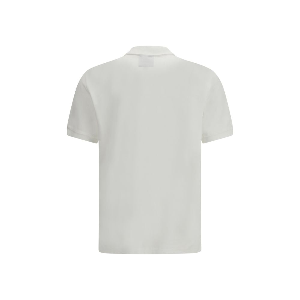 White Cotton Polo Shirt