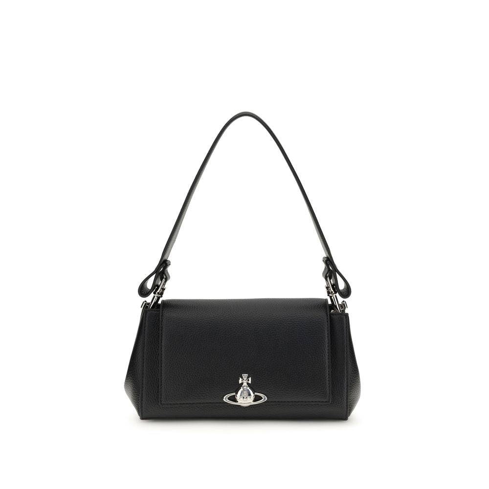 Black Calf Leather Bos Taurus Shoulder Bag