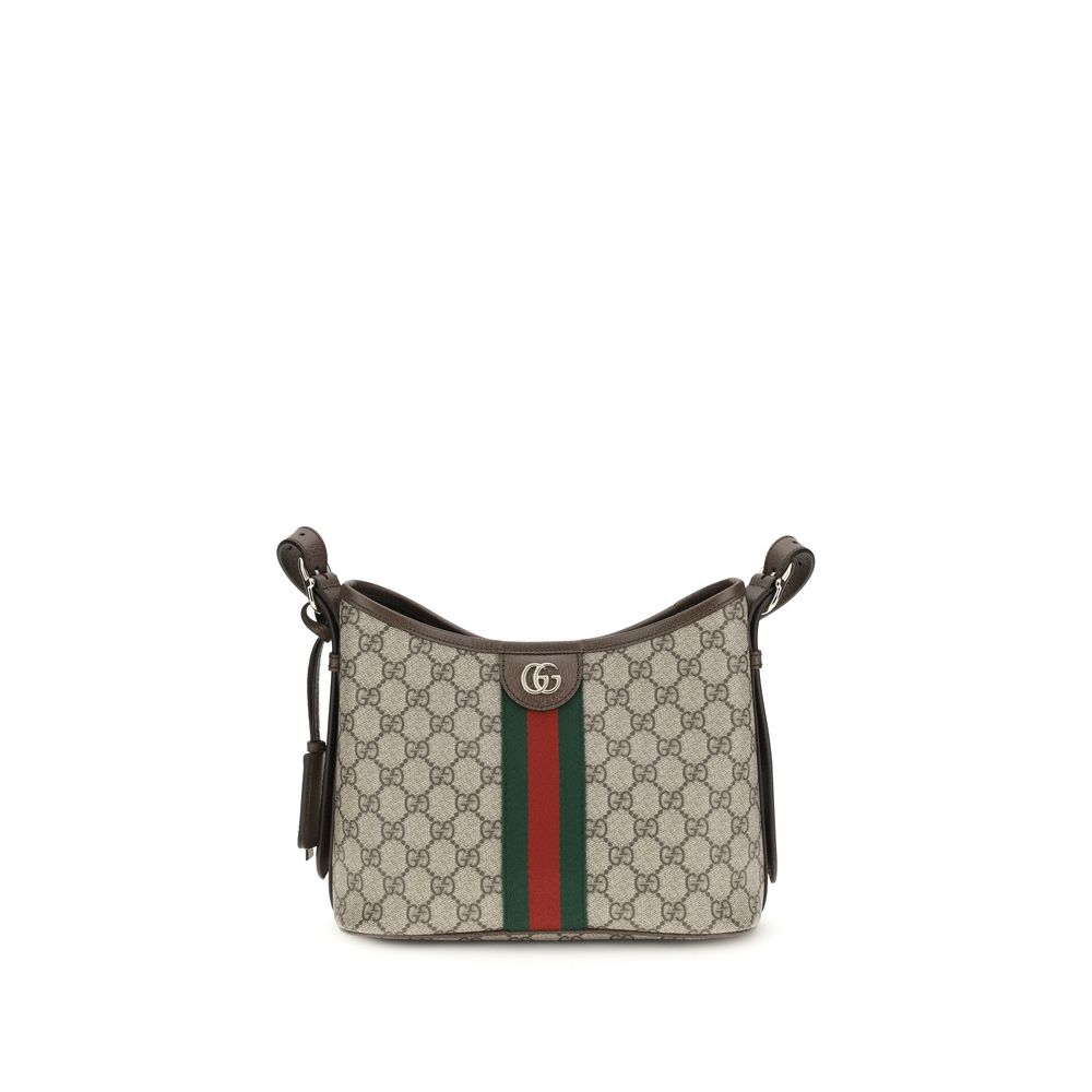 Beige Fabric Shoulder Bag