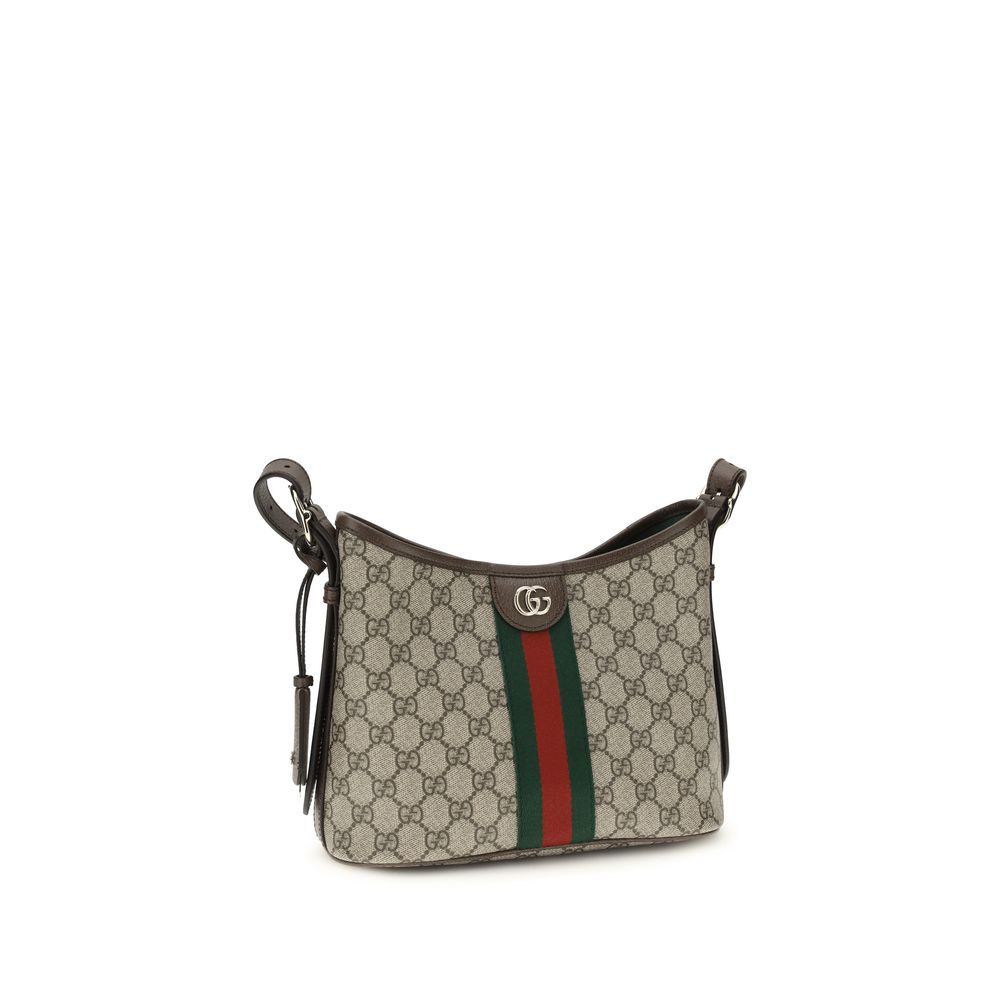 Beige Fabric Shoulder Bag