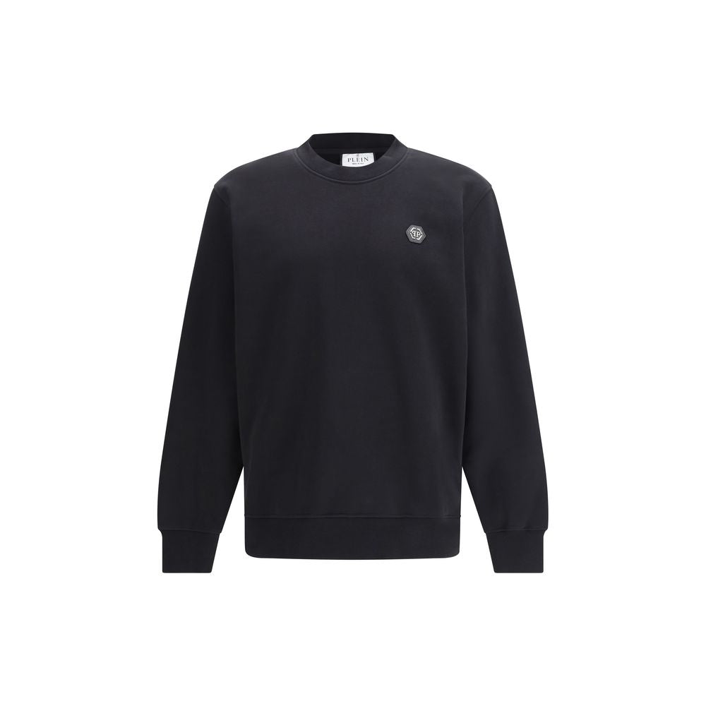 Black Cotton Sweatshirt